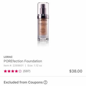 NEW Lorac POREfection foundation